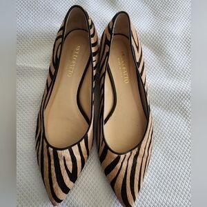 Bellofatto Women's Zebra Print Flats